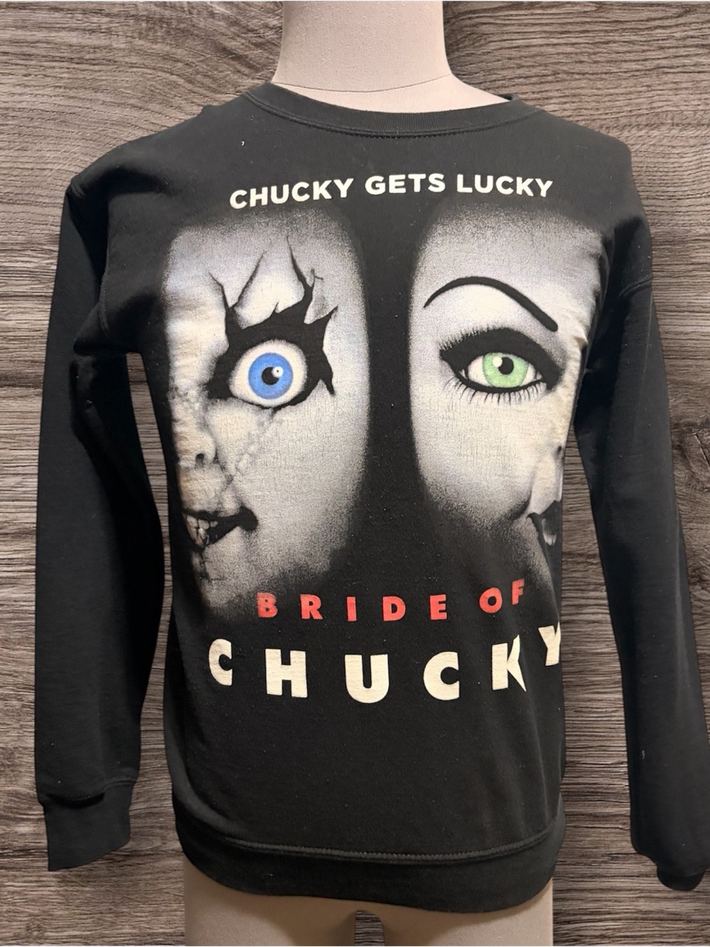 Bride of Chucky Black Sweatshirt s